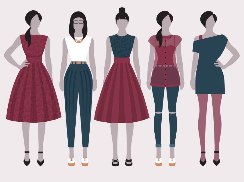 ליצור איור דיגיטלי באילוסטרייטור לאופנה