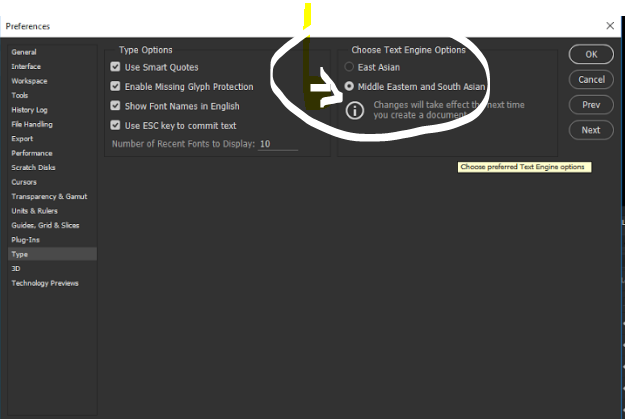 כתב הפוך בפוטושופ