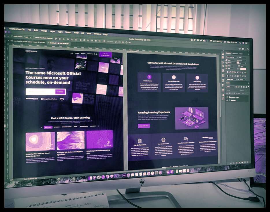 תקשורת חזותית ראש העין - לימודי חווית משתמש UI UX ובניית אתרים