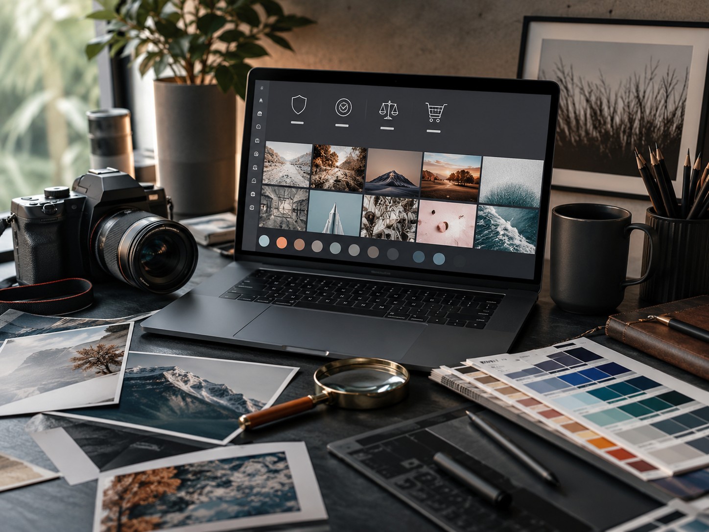 תמונות במאגרים כמו Unsplash, Pexels או Pixabay