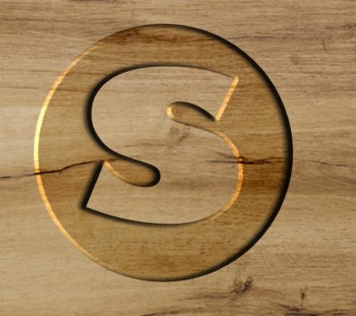 פוטושופ טקסט תמונת תחריט מוזהב