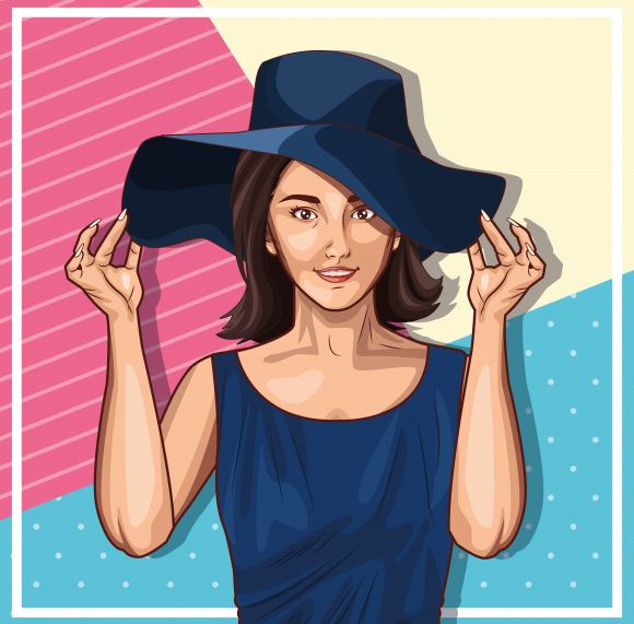 איך לצייר פנים של גבר Adobe Illustrator