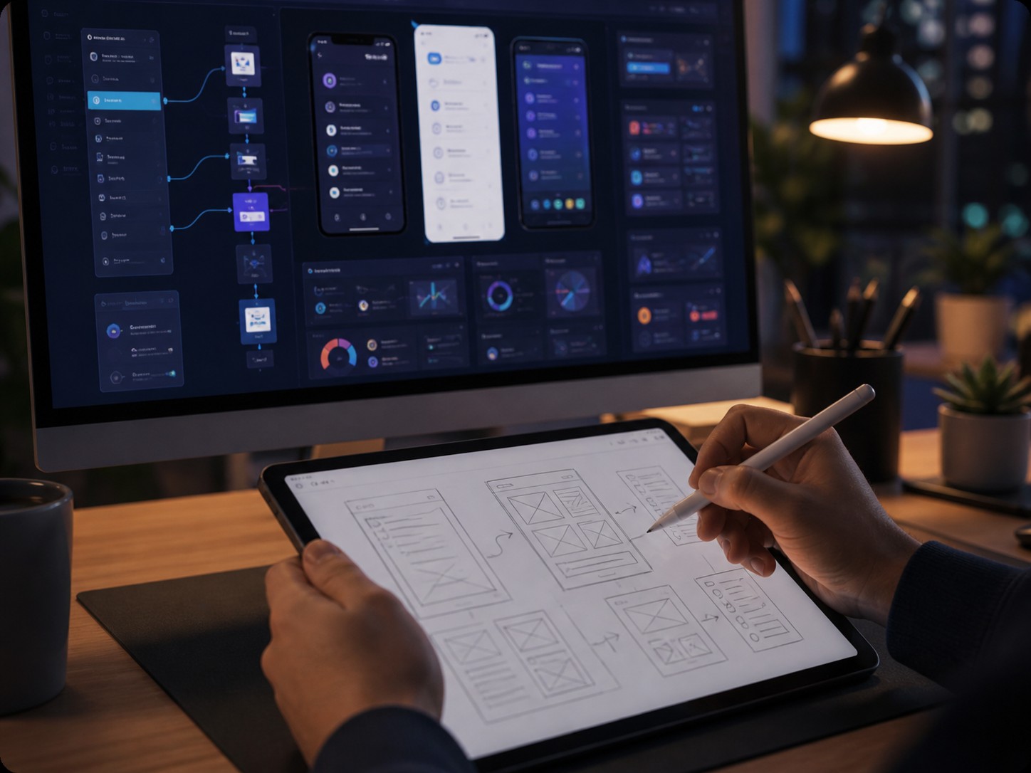 האם יש טעם ללמוד UI UX אם כלים מבוססי AI כבר יודעים לייצר מסכים