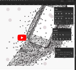 ציור צורות גיאומטריות Adobe Illustrator - יצירת ציורים מופשטים צורות גיאומטריות