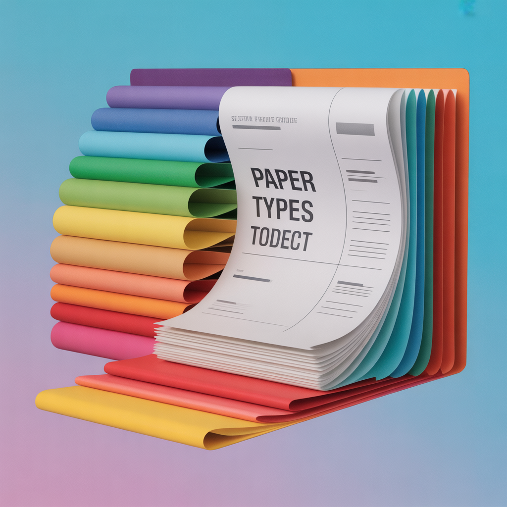 Read more about the article מהמגע עד המותג: מדריך מקיף לסוגי נייר והשפעתם על עיצוב גרפי מודרני
