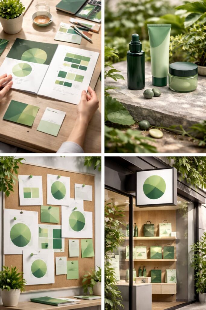 ירוק חזק מול ירוק בהיר בהקשר של תחושת גבולות בריאים ולא נוקשות