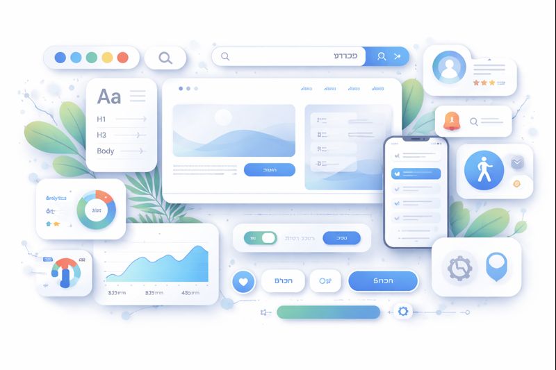 מה זה בכלל Design System – ולמה זה קריטי לאתרים בעברית