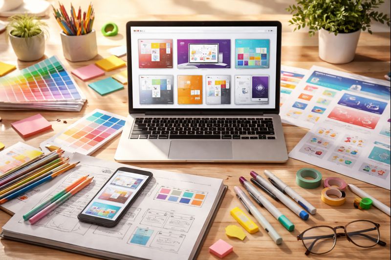 סגנון הצגה לתיק עבודות שמרגיש יוקרתי ונקי גם בלי עיצוב “צועק”