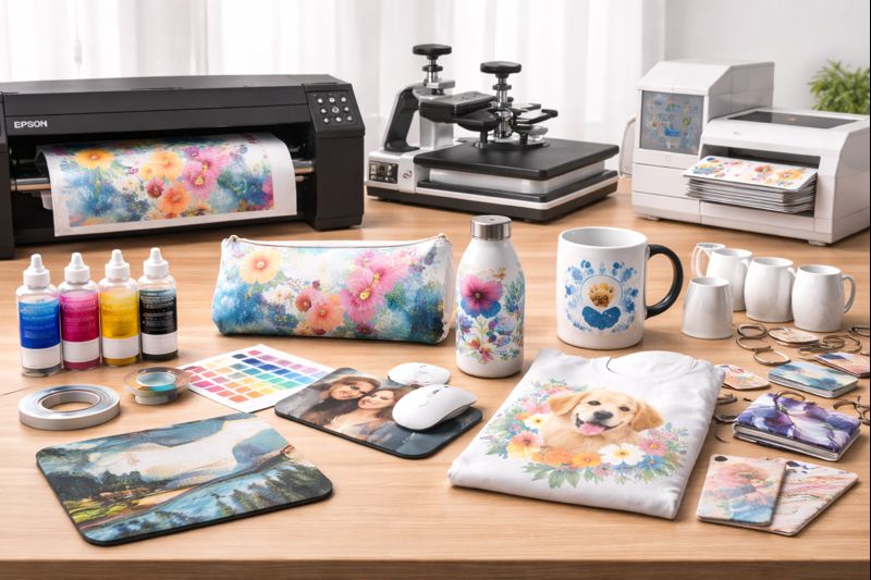 ציוד ומכונות להדפסת סובלימציה