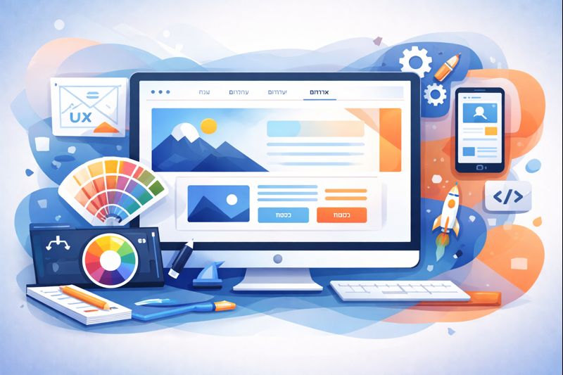 Design Tokens – הלב הפועם של מערכת עיצוב לאתרי RTL