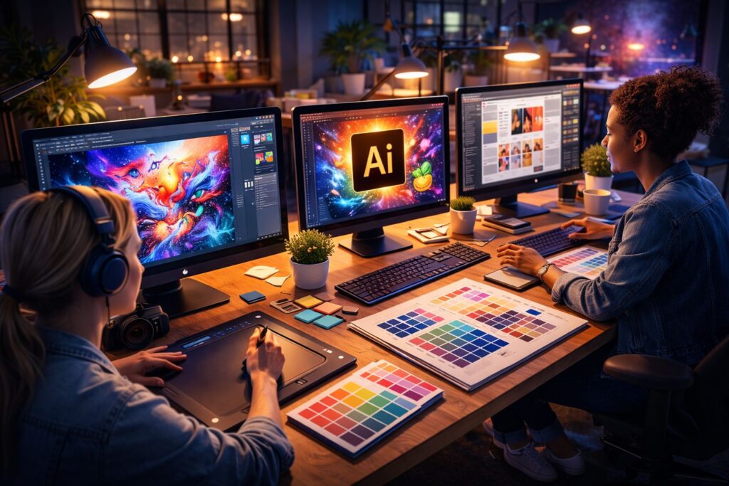 עומק הוא חוק חשוב מאוד בעיצוב גרפי, במיוחד בדיגיטל, והוא לא תלוי רק בתלת-ממד