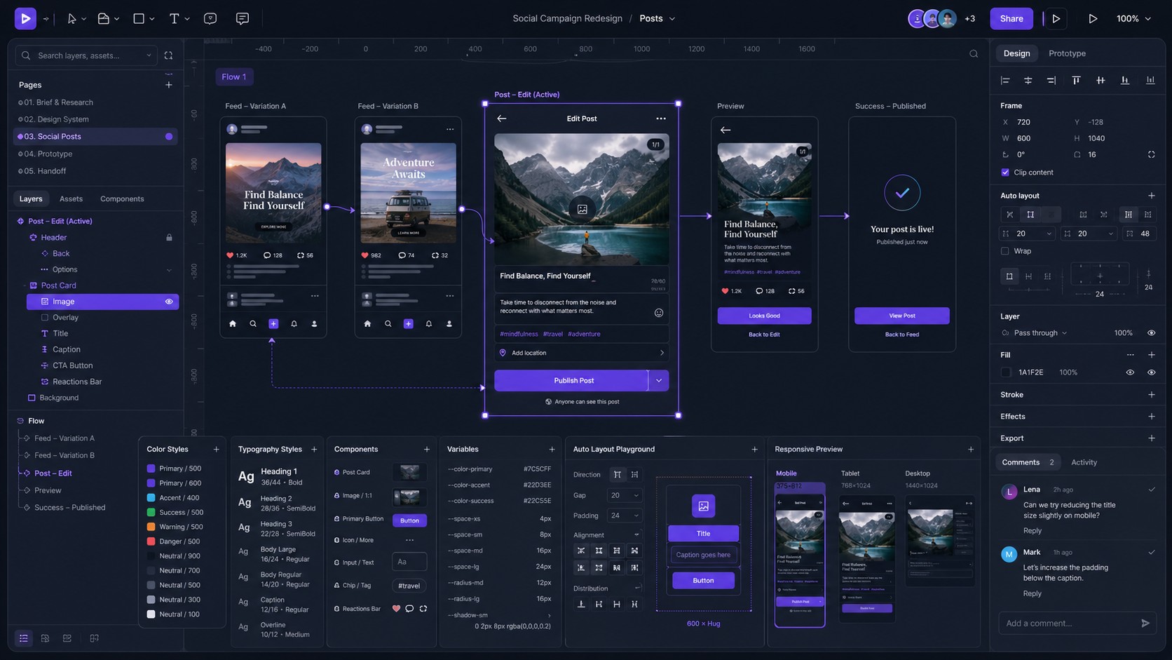 ב־Figma, מקצועיות נמדדת גם באיך הקובץ בנוי מאחורי הקלעים