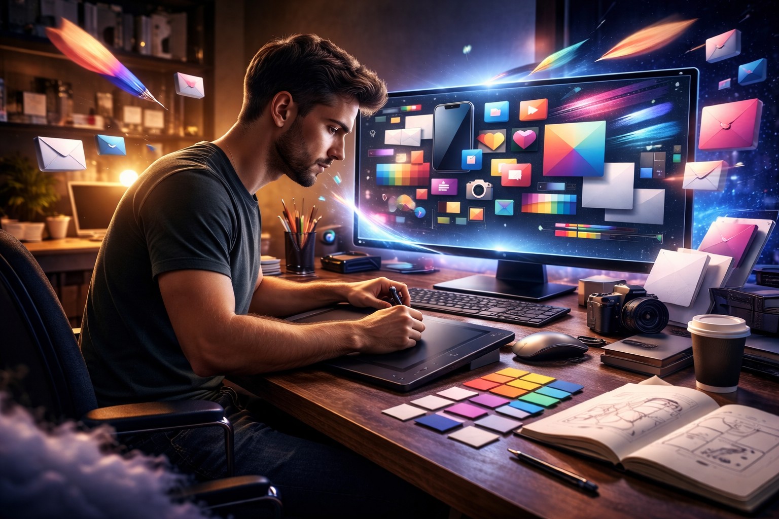 כל ההורדות החינמיות שבאמת שוות במקום אחד - הורדות חינמיות למעצבים גרפיים – אתרי חובה, מברשות לפוטושופ, פונטים, מוקאפים, טקסטורות, אייקונים וכלים שימושיים לעבודה יומיומית