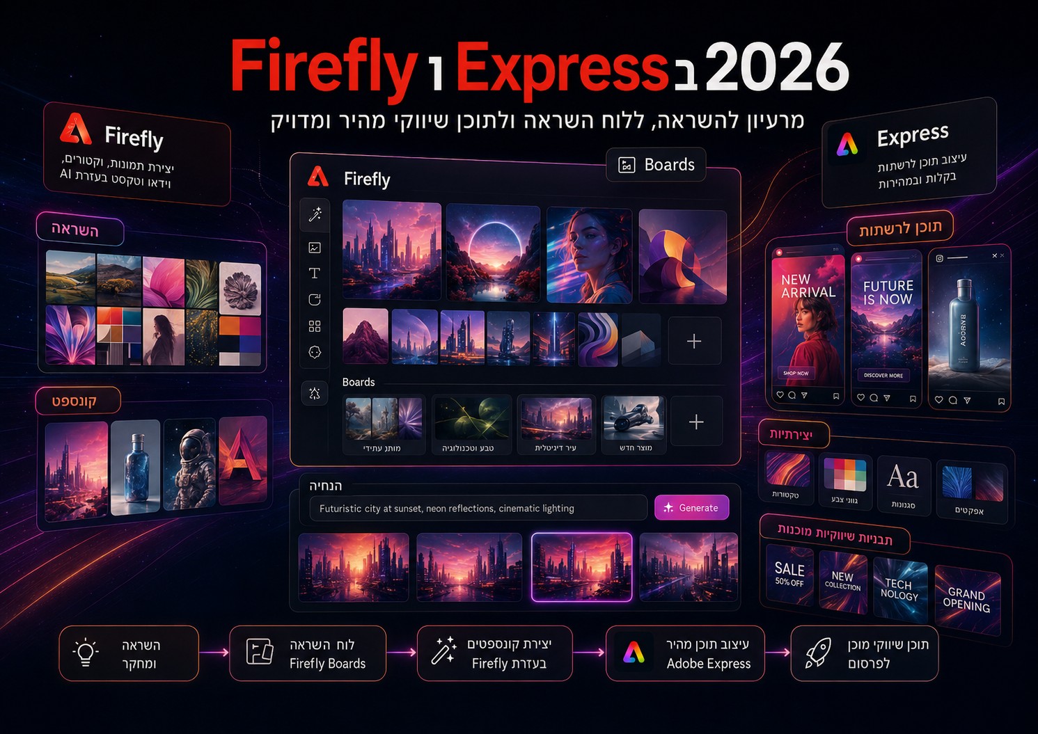  Adobe Creative Cloud למעצבים גרפיים